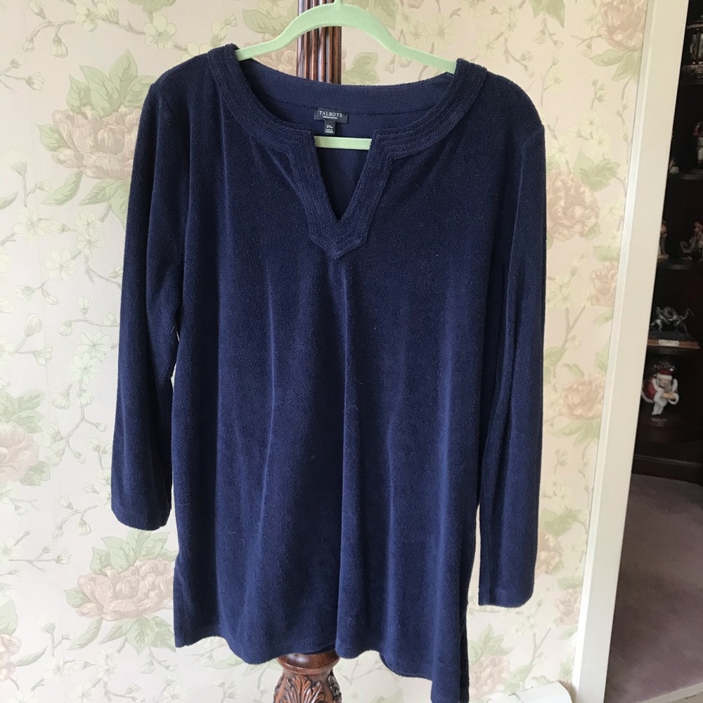 Navy Petite Two Piece Outfit from Talbots